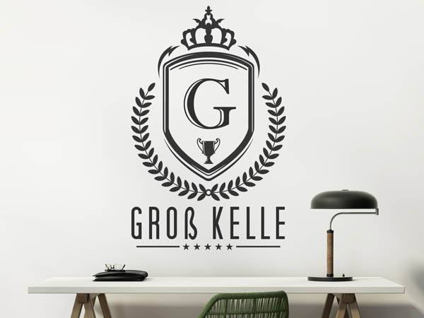Wandtattoo Groß Kelle Wappen