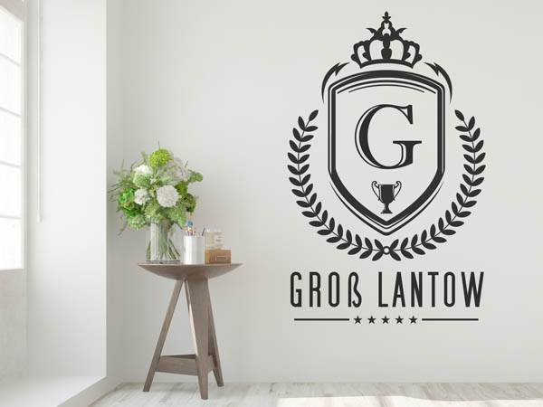 Wandtattoo Groß Lantow Wappen
