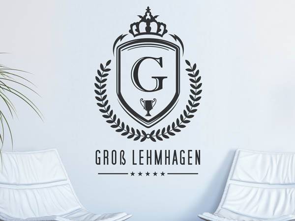 Wandtattoo Groß Lehmhagen Wappen