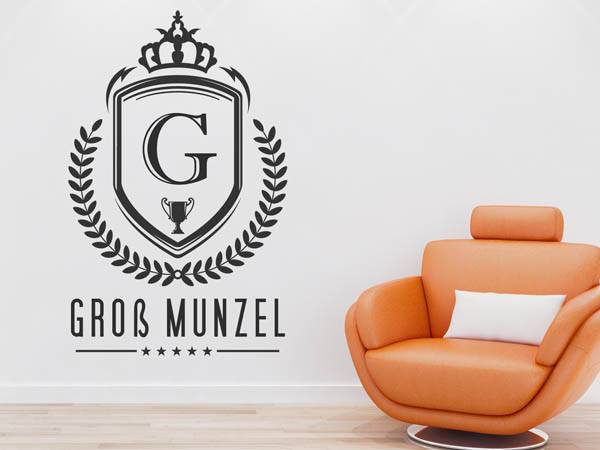 Wandtattoo Groß Munzel Wappen