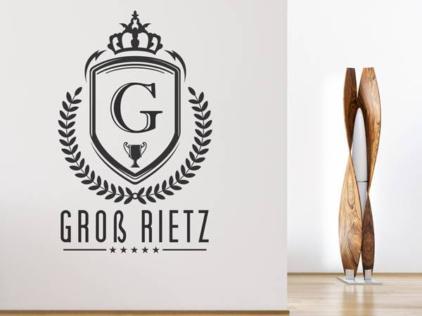 Wandtattoo Groß Rietz Wappen