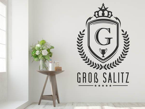 Wandtattoo Groß Salitz Wappen