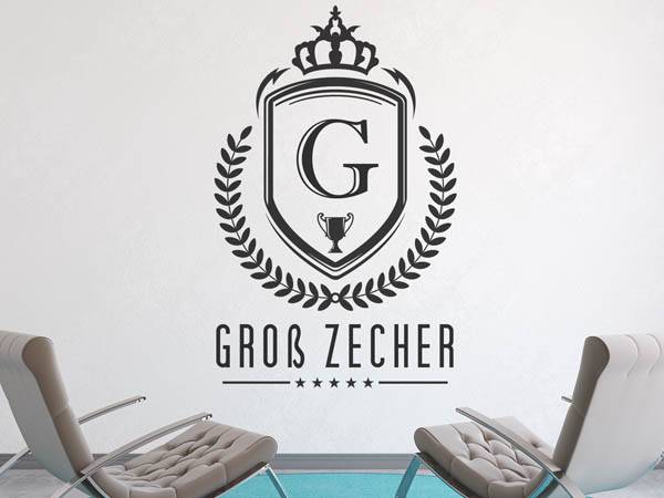 Wandtattoo Groß Zecher Wappen