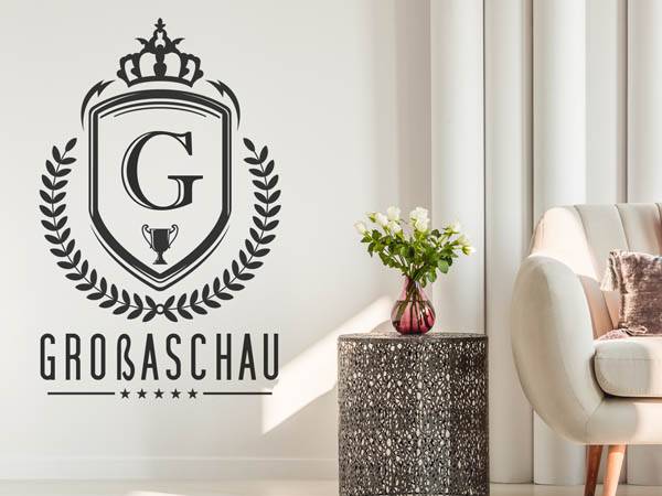 Wandtattoo Großaschau Wappen