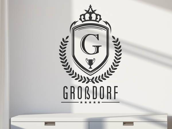Wandtattoo Großdorf Wappen
