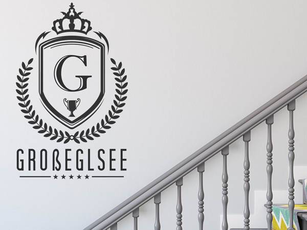 Wandtattoo Großeglsee Wappen