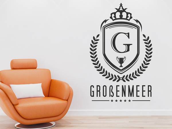 Wandtattoo Großenmeer Wappen
