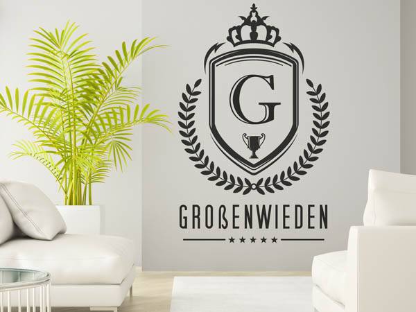 Wandtattoo Großenwieden Wappen