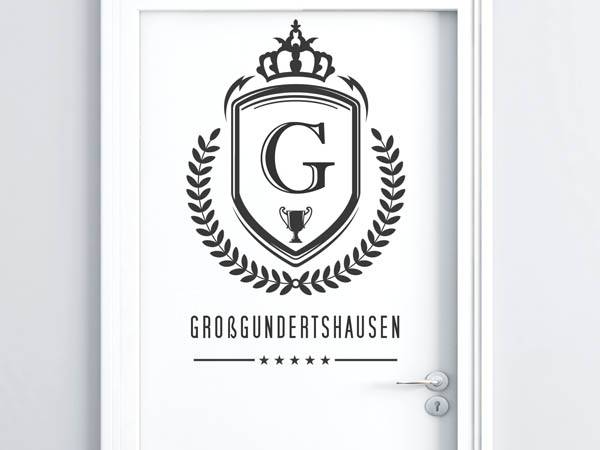 Wandtattoo Großgundertshausen Wappen
