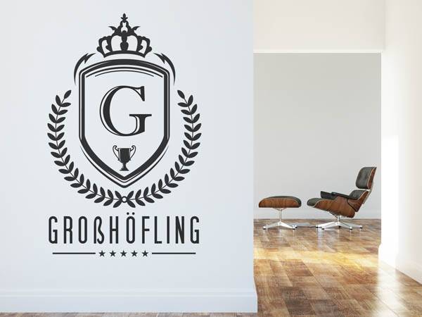 Wandtattoo Großhöfling Wappen