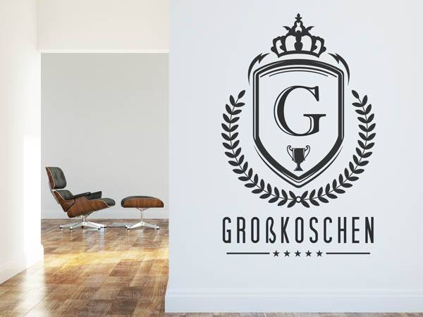 Wandtattoo Großkoschen Wappen