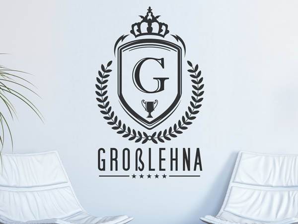 Wandtattoo Großlehna Wappen