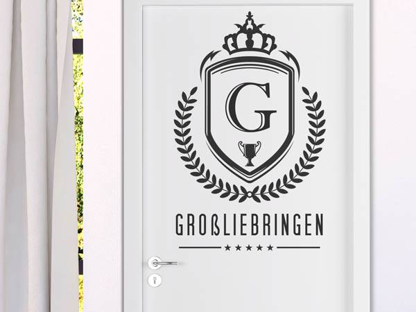 Wandtattoo Großliebringen Wappen
