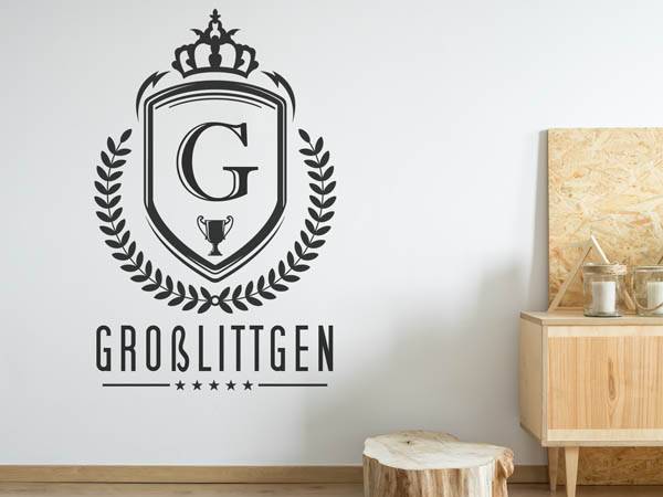 Wandtattoo Großlittgen Wappen