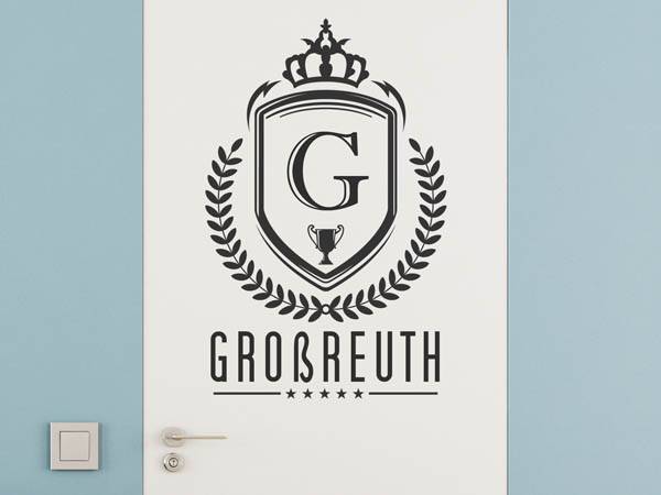 Wandtattoo Großreuth Wappen