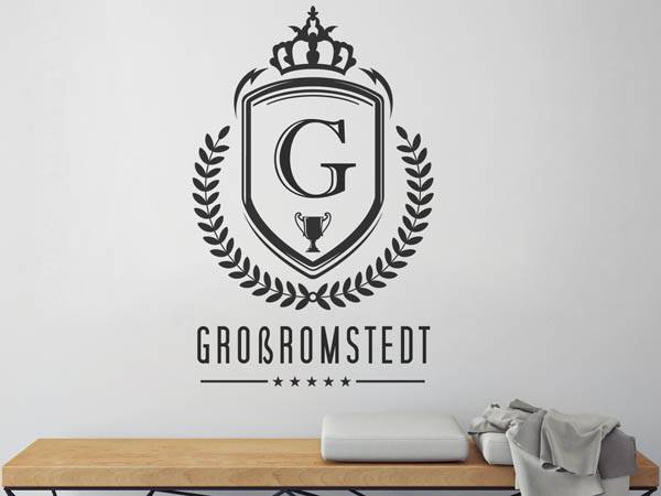 Wandtattoo Großromstedt Wappen