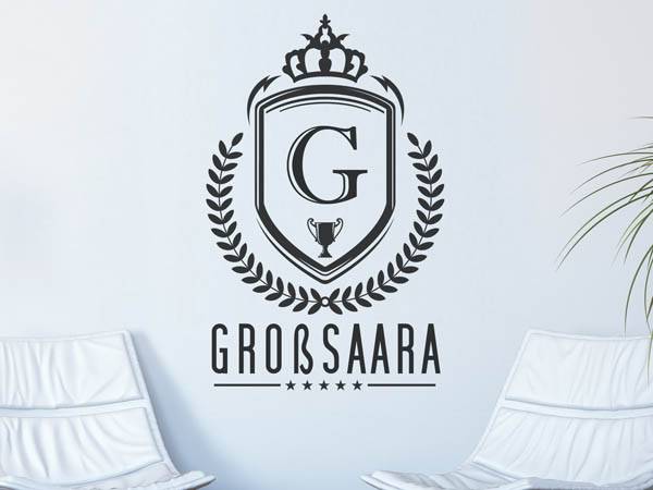 Wandtattoo Großsaara Wappen