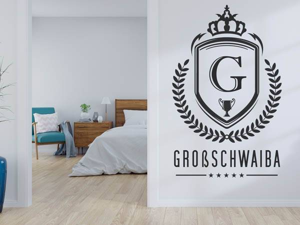 Wandtattoo Großschwaiba Wappen