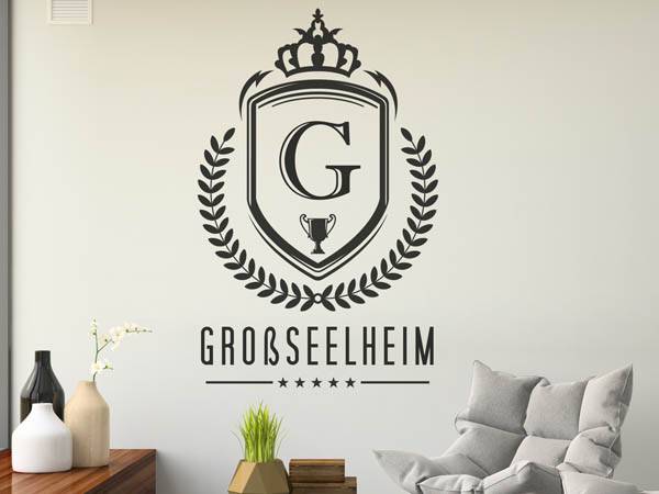 Wandtattoo Großseelheim Wappen