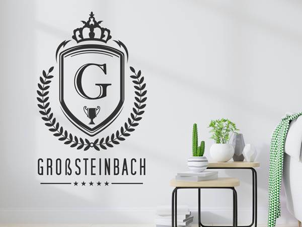 Wandtattoo Großsteinbach Wappen