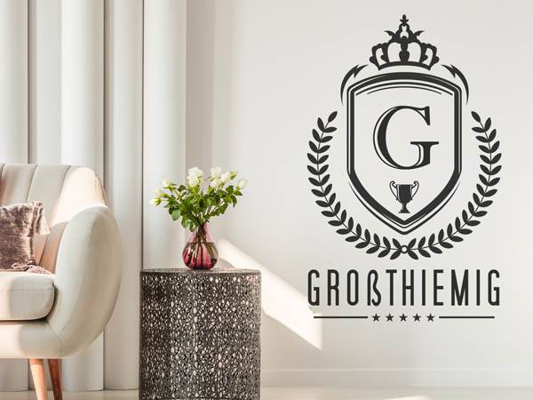 Wandtattoo Großthiemig Wappen