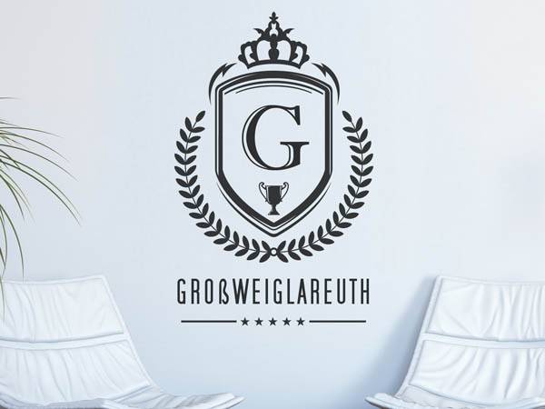 Wandtattoo Großweiglareuth Wappen