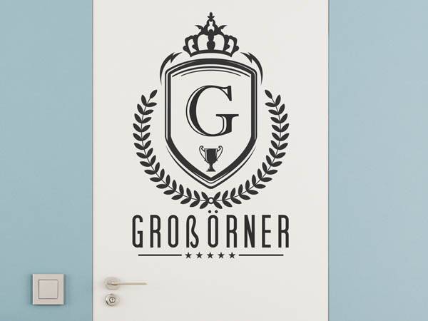 Wandtattoo Großörner Wappen