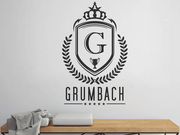 Wandtattoo Grumbach Wappen