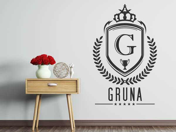 Wandtattoo Gruna Wappen