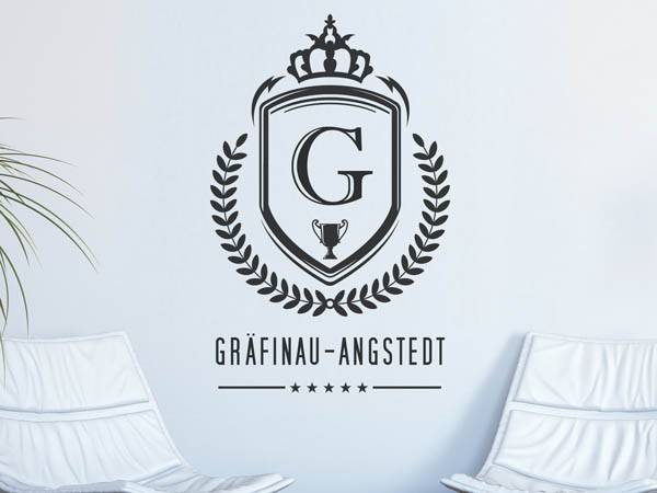Wandtattoo Gräfinau-Angstedt Wappen