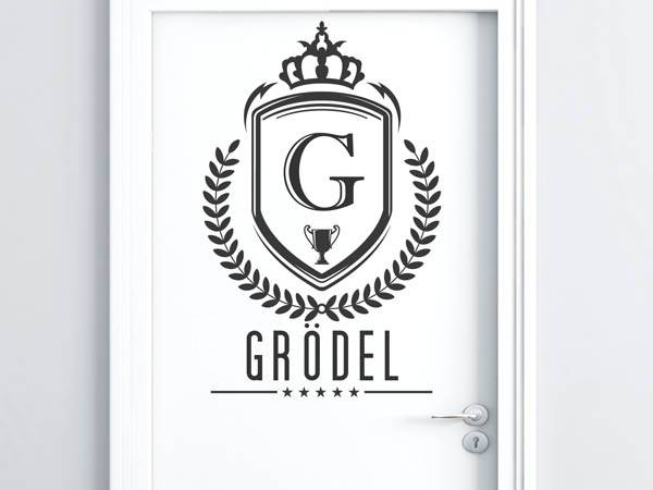 Wandtattoo Grödel Wappen