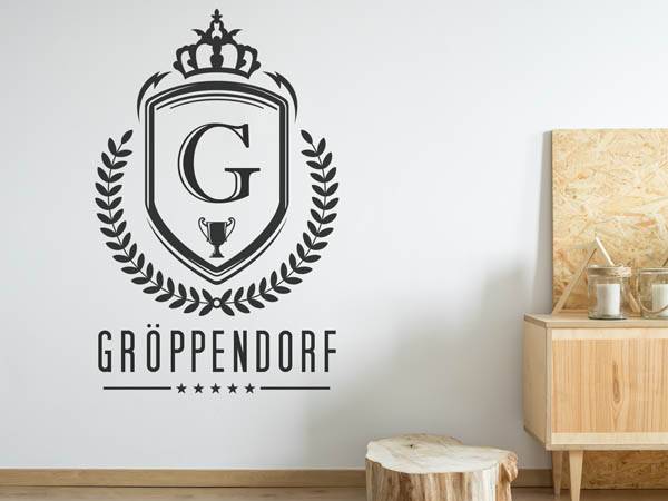 Wandtattoo Gröppendorf Wappen