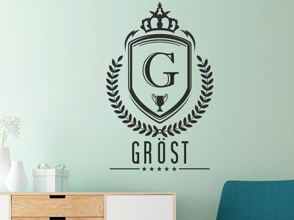 Wandtattoo Gröst Wappen