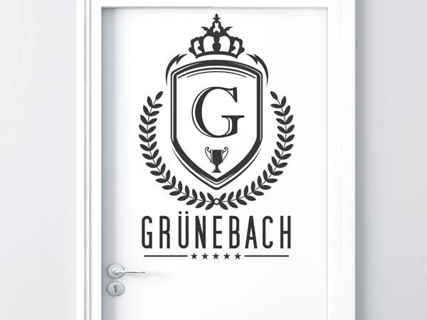 Wandtattoo Grünebach Wappen