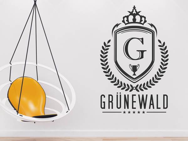 Wandtattoo Grünewald Wappen