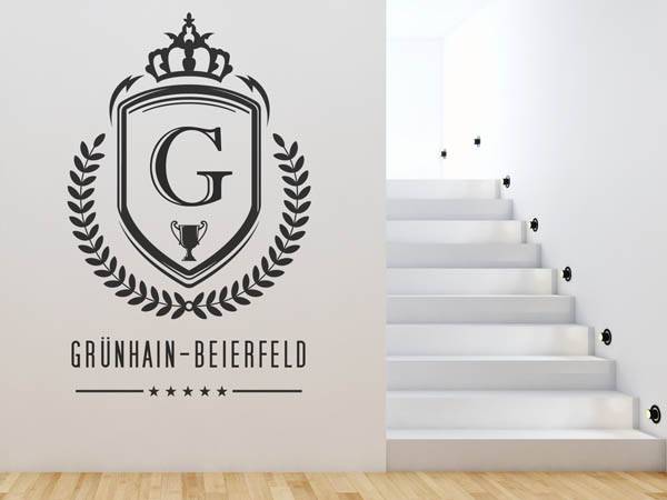 Wandtattoo Grünhain-Beierfeld Wappen