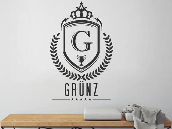 Wandtattoo Grünz Wappen