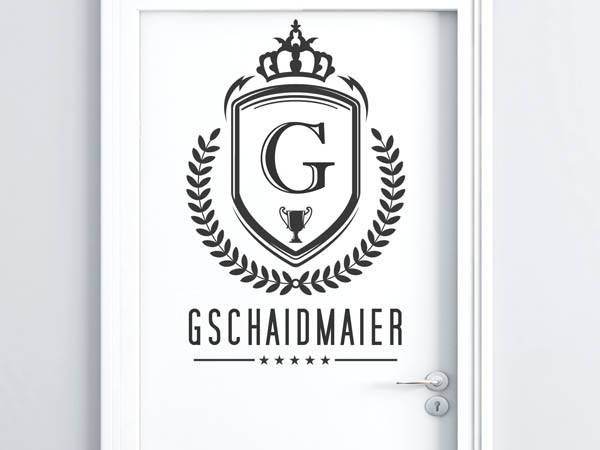 Wandtattoo Gschaidmaier Wappen