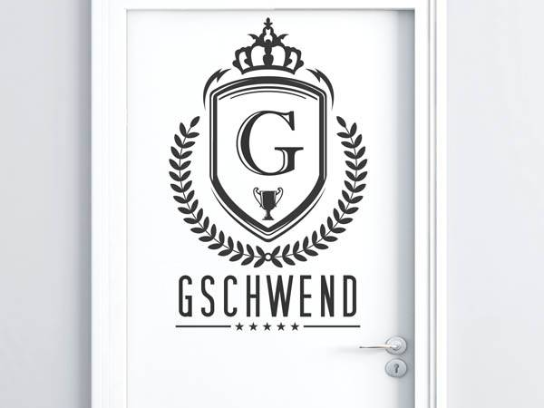 Wandtattoo Gschwend Wappen