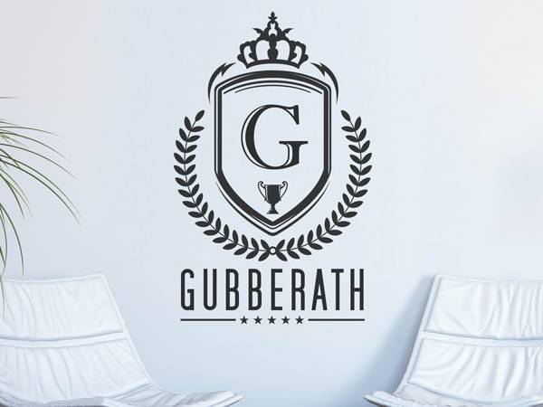 Wandtattoo Gubberath Wappen