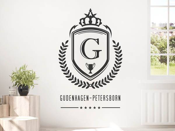 Wandtattoo Gudenhagen-Petersborn Wappen