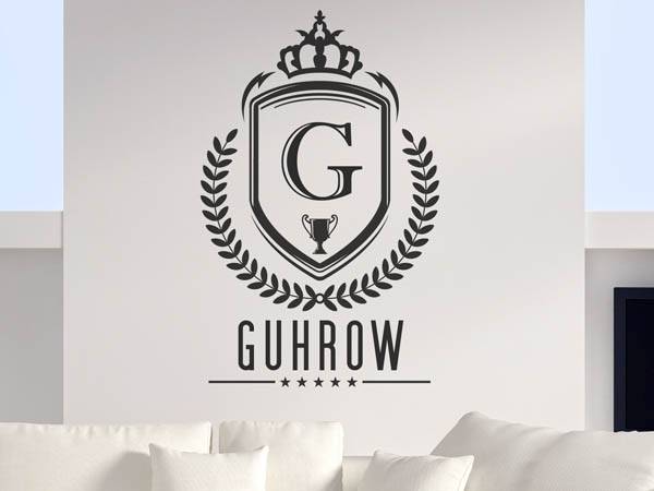 Wandtattoo Guhrow Wappen