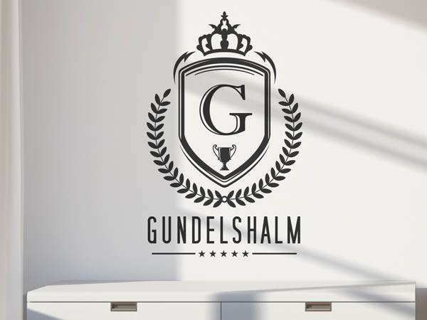 Wandtattoo Gundelshalm Wappen