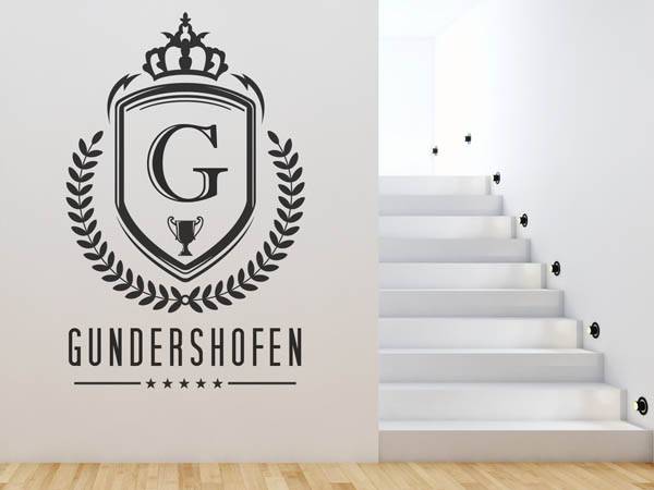 Wandtattoo Gundershofen Wappen