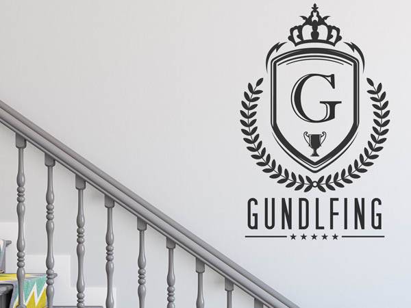 Wandtattoo Gundlfing Wappen