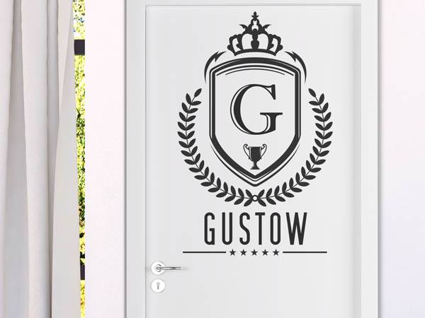 Wandtattoo Gustow Wappen