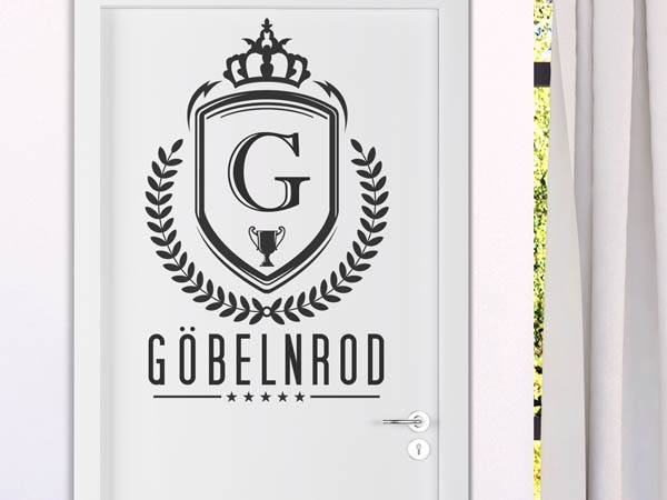 Wandtattoo Göbelnrod Wappen