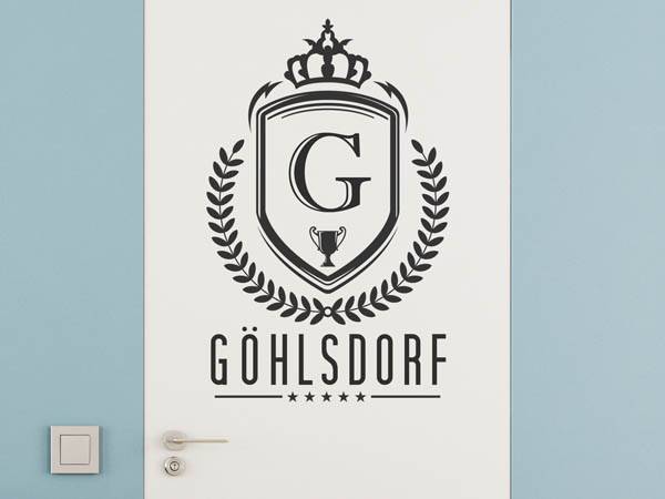 Wandtattoo Göhlsdorf Wappen
