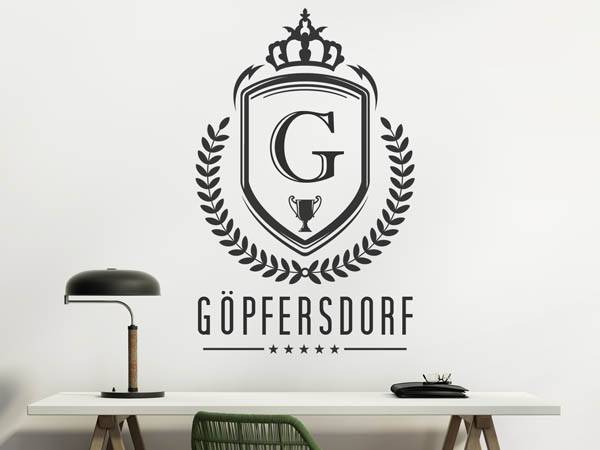 Wandtattoo Göpfersdorf Wappen