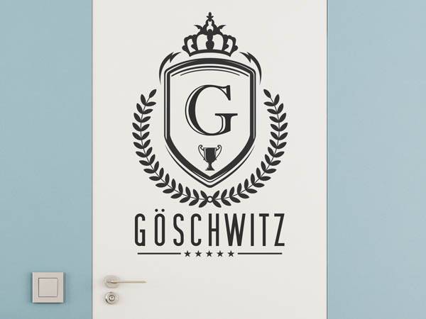 Wandtattoo Göschwitz Wappen